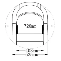 Sailcroft Btstol Port Royal H52 Flip-Up Cognac Diamond Sm