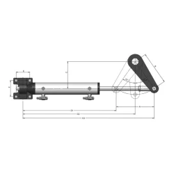 Multisteer Hydraulisk innenbordsstyring for ror pakke 1