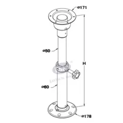 Sailcroft Bordstativ 500-700mm