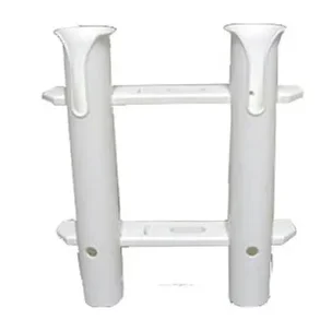 Fiskestangholder Hvit Plast Dobbel innv. 42mm