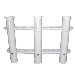 Fiskestangholder Hvit Plast Trippel innv. 42mm