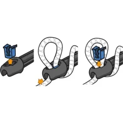 Plastkile for U-Cleat fortyningsfr , 2-Pack