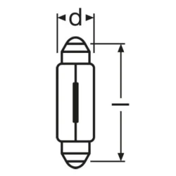 Lyspre 12V/10W SV8.5 42mm