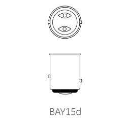 Lyspre 12V/25W Bay15D