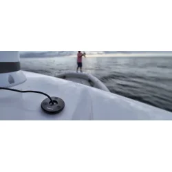 Scanstrut DS-LP-16-BLK kabelgjennomfring lavprofil sort alu