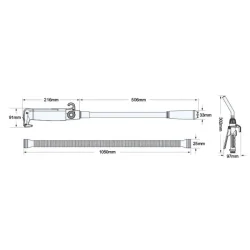 Seaflo Batteridrevet Drivstoffpumpe Oppladbar