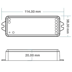 Nautilight Capricorn RGBW LED dimmerenhet TUYA APP