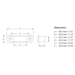 Hella Belysning LED Oval m/Bltt Lys