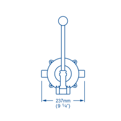 Whale Gusher Titan Skottmontert Lensepumpe 