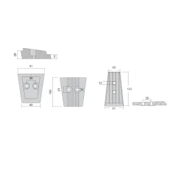 Anodesett Sink VP SX-A/DPS-A
