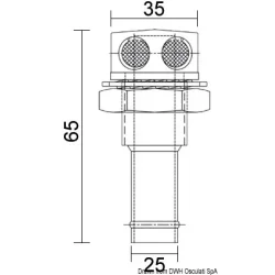 Tanklufting 25mm Rett