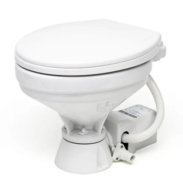 Toalett Ocean 24V Comfort Softclose Innebygget septikkvern Stor bollestrrelse Soft close sete og sp