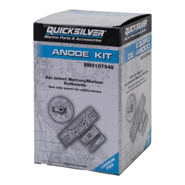 Quicksilver Mercury EFI Anodekit 75-150hk Aluminium Mercury/Mariner 75-115 EFI Bigfoot Mercury/Marin