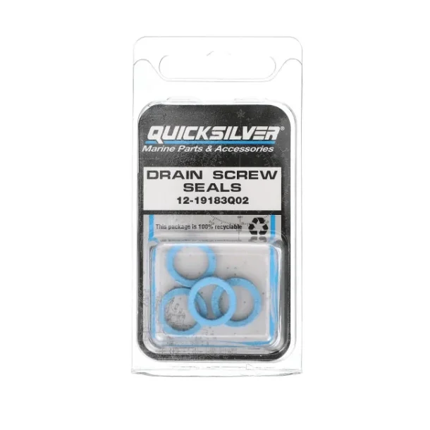 Quicksilver Pakning til tappeskrue Mercruiser, Mercury 4pk For 3/8''-16 tappeskrue Mercruiser/Mercur