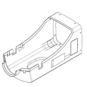 Eberspacher nedre kappe for Airtronic D2