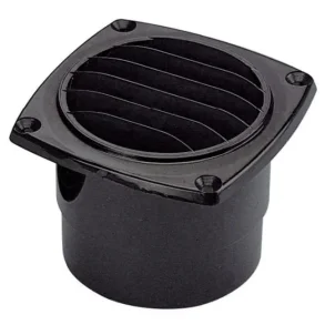 Ventilrist 125x125mm m/100mm Slangestuss 