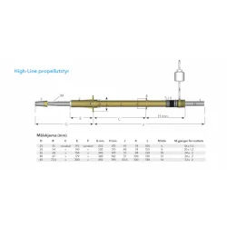 Hylserr 25 Mm/150 Cm