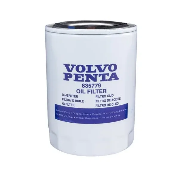 Volvo Penta Oljefilter 835779 Originalt Volvo filter 5.0Fi/5.0FL/5.8Fi/5.8FL/5.8FSi AQ190A,/AQ240A