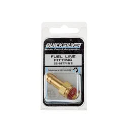 Quicksilver nippel til tanker og filterbraketter 1/4"ntp 8mm 