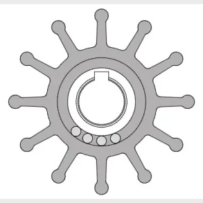 JP Impellerkit Sherwood 10615K MC97 JP Impellerkit Sherwood 10615K �: 65,4mm/Bredde: 41,4mm Neopren