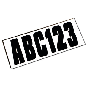 Selvklebende bokstaver og tall-sett med 148stk