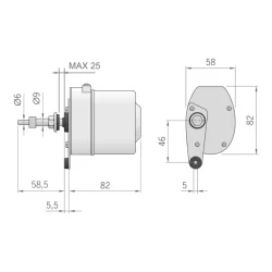 Roca Viskermotor W5 90/110 grader