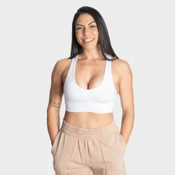Scrunch Sports Bra  White