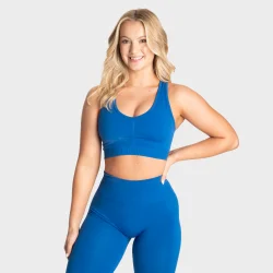 Scrunch Sports Bra  Cobalt Blue