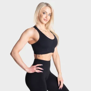 Scrunch Sports Bra   Black