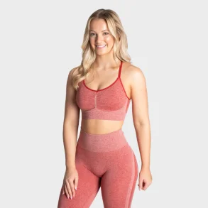 Curve Scrunch Bra  Chili red melange