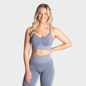 Curve Scrunch Bra  Blue Melange