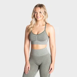 Curve Scrunch Bra  Green Melange