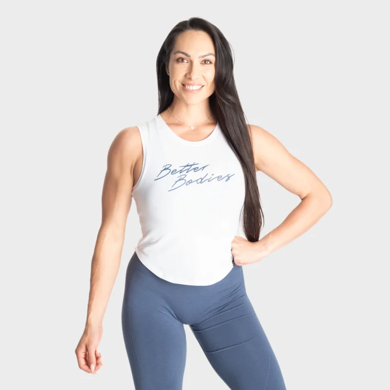 NY Tank  White/blue