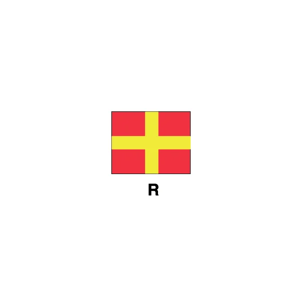 Signalflagg R 45cm