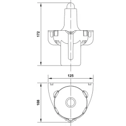 Livbyelys med Brakett SOLAS godkjent