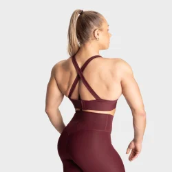 Core Sports Bra Maroon