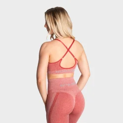 Curve Scrunch Bra  Chili red melange