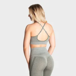 Curve Scrunch Bra  Green Melange