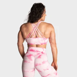Tie Dye Sport Bra Pink Tie Dye