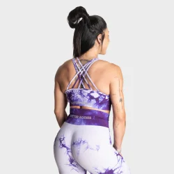 Entice Sports Bra Purple Tie Dye