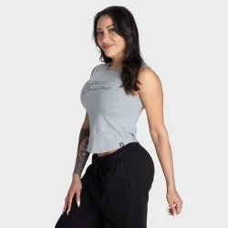 NY Tank  Grey Melange