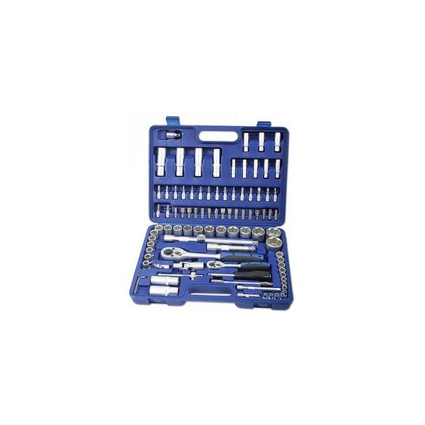 Laser pipenkkelsett, 1/2" og 1/4", 94 deler