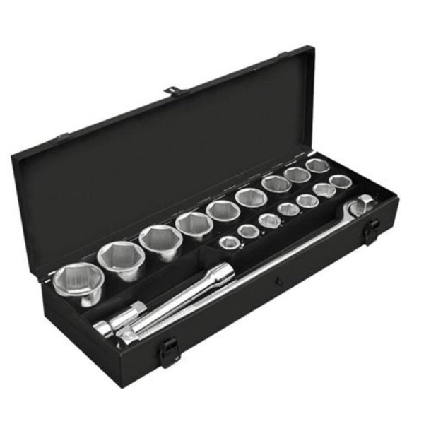 Pipesett, 3/4", 19-50mm, 21 deler