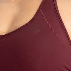 Core Sports Bra Maroon