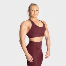 Core Sports Bra Maroon