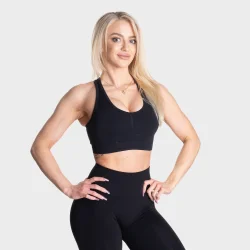 Scrunch Sports Bra   Black