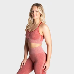 Curve Scrunch Bra  Chili red melange