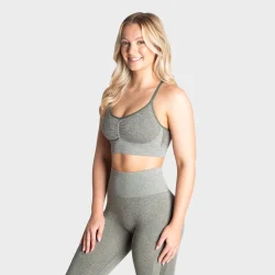 Curve Scrunch Bra  Green Melange