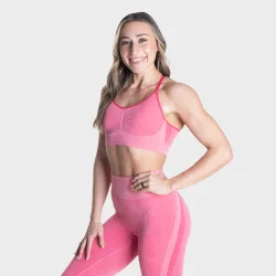 Curve Scrunch Bra  Hotpink melange