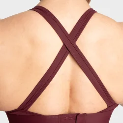 Core Sports Bra Maroon